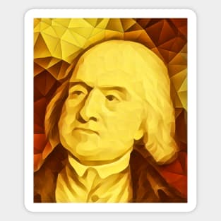 Jeremy Bentham Golden Portrait | Jeremy Bentham Artwork 9 Magnet